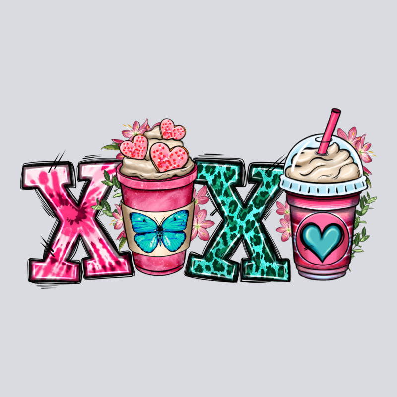 Xoxo Coffee Cups Zipper Hoodie by OliviaCreatesArt | Teevron