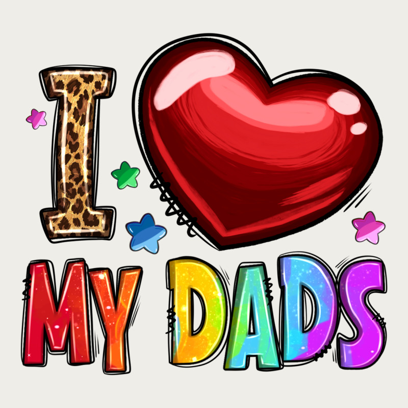 I Love My Dads Zipper Hoodie by OliviaCreatesArt | Teevron