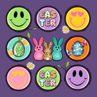 Easter Day Smiley Faces Vintage Hoodie | Teevron