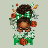 Basketball Mom Afro Messy Bun Long Sleeve Tee | Teevron