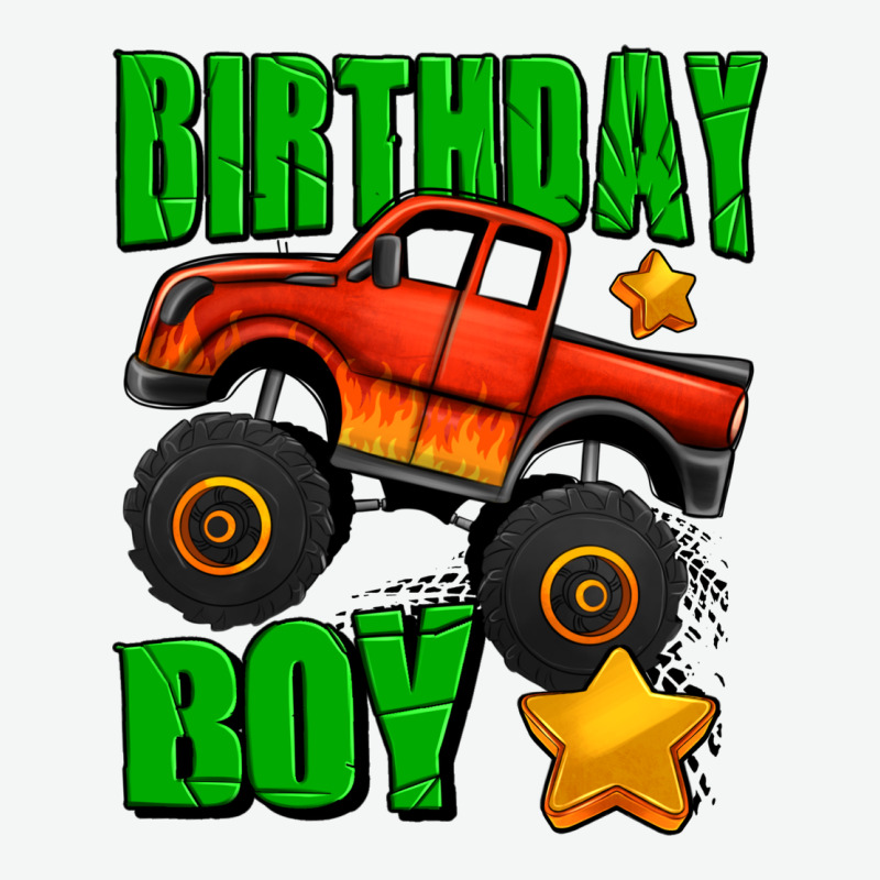 Birthday Boy Monster Truck Urban Heavy Tee by Jasminsmagicworld | Teevron