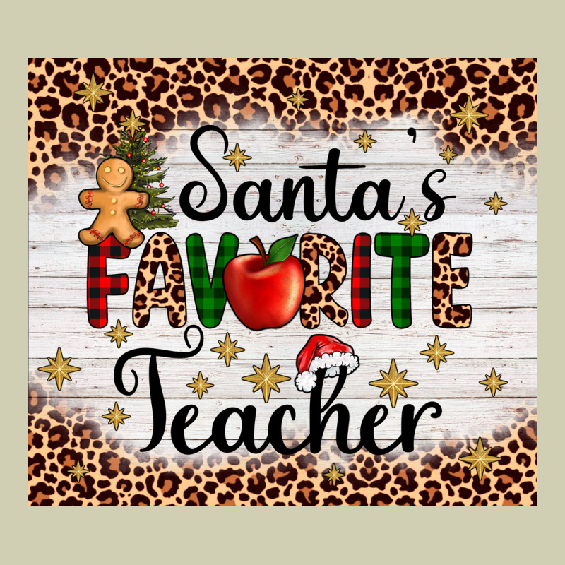 Santa's Favorite Teacher Heavy Core Tee by AdoDesignShop | Teevron