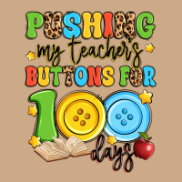 Pushing My Teacher's Buttons For 100 Days Vintage Hoodie | Teevron