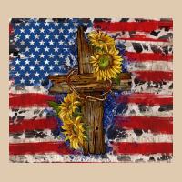 Jesus Christ With American Flag Heavyweight Sweatshirt | Teevron