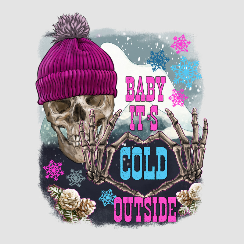 Skeleton Baby It's Cold Outside Premium Sweatshirt by FaDigitalArtStudio | Teevron