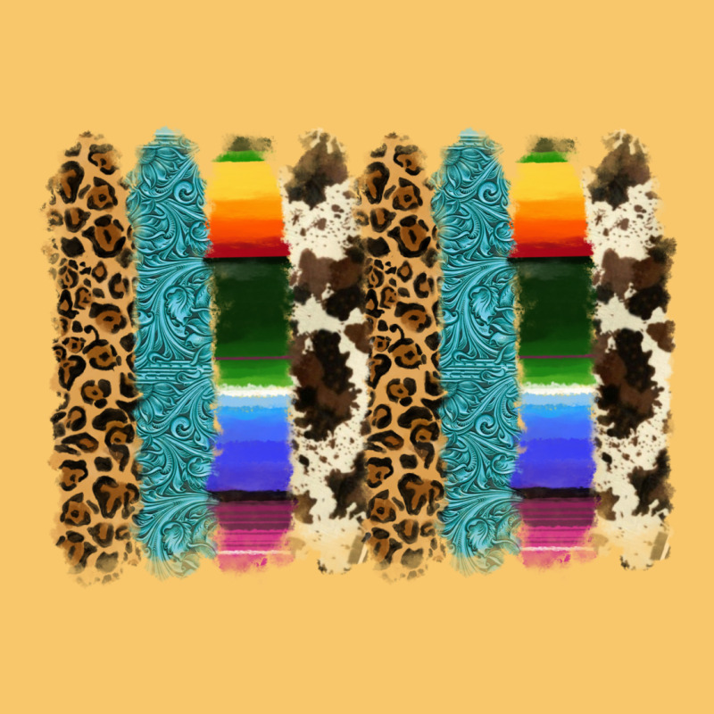 Serape Leopard Tooled Leather Cowhide Background Vintage Hoodie by RanaPortraitStore | Teevron