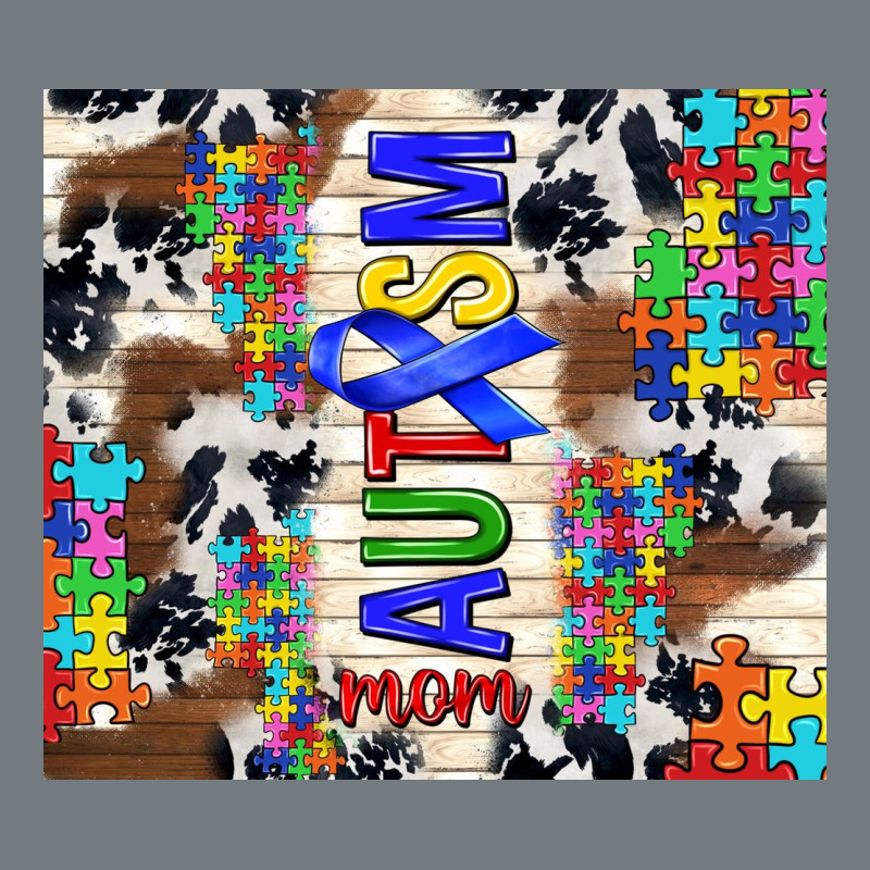 Autism Mom Puzzle Ribbon Heavyweight Sweatshirt by TumblerDesignByShophia | Teevron