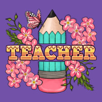 Teacher Floral Pencil Premium Sweatshirt | Teevron