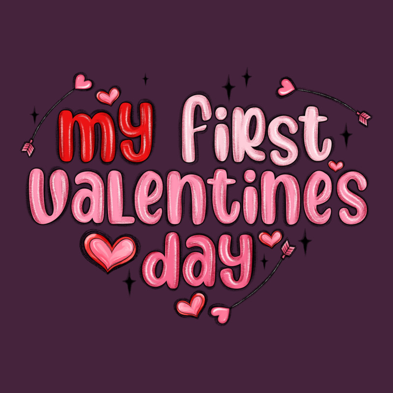 My First Valentines Day Premium Tee by MaliasSmallBusiness | Teevron