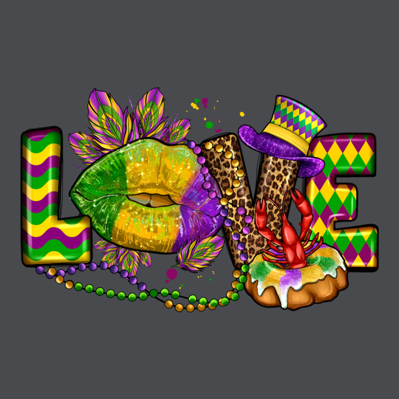 Love Lips Mardi Gras Zipper Hoodie by OliviaCreatesArt | Teevron