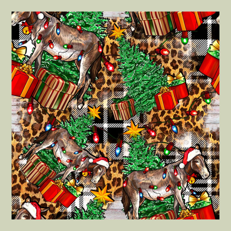 Christmas Donkey Heavyweight Hoodie by FaDigitalArtStudio | Teevron