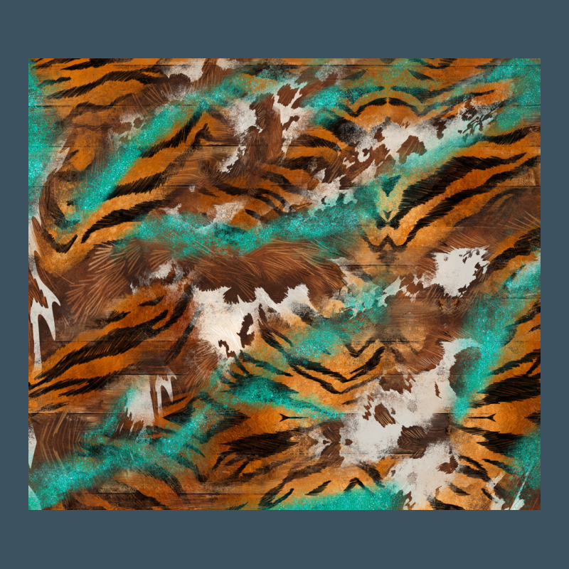 Tiger Cowhide Tumbler Urban Heavy Tee by BarkalooDesign | Teevron