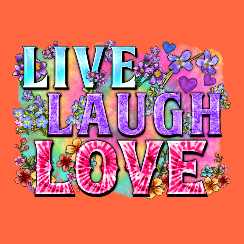 Live Laugh Love Hippie Valentine's Day Premium Hoodie by FaDigitalArtStudio | Teevron