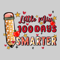 Little Miss 100 Days Smarter Premium Tee | Teevron