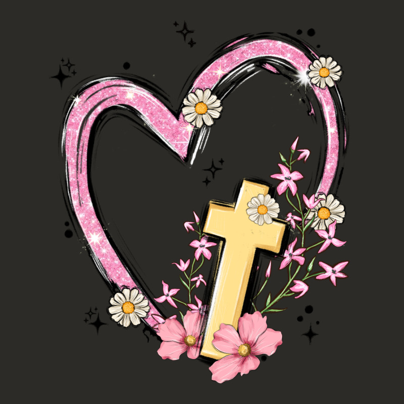 Heart Cross Heavy Core Tee by MaliasSmallBusiness | Teevron