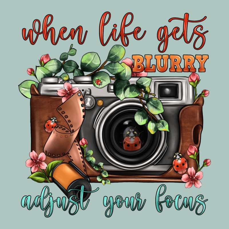 When Life Gets Blurry Adjust Your Focus Vintage Camera Premium Sweatshirt by FaDigitalArtStudio | Teevron