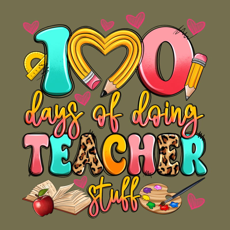 100 Days Of Doing Teacher Stuff Vintage Hoodie by Artiststas | Teevron