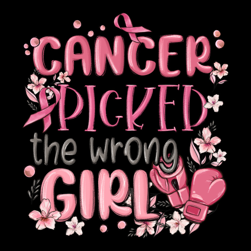 Cancer Picked The Wrong Girl Malia Heavy Core Tee by MaliasSmallBusiness | Teevron