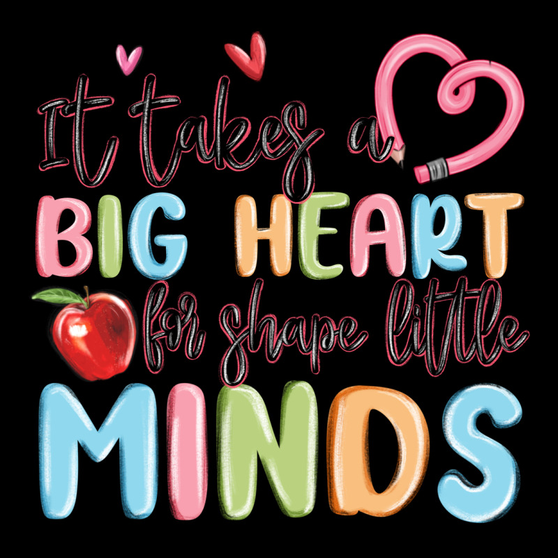 It Takes A Big Heart For Shape Little Minds Ladies Tee by MaliasSmallBusiness | Teevron