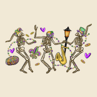 Dancing Skeletons Mardi Gras Premium Tee | Teevron