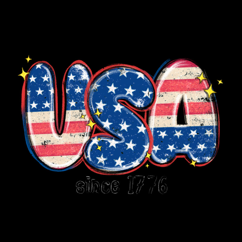 Usa Since 1776 Heavy Core Tee by MaliasSmallBusiness | Teevron