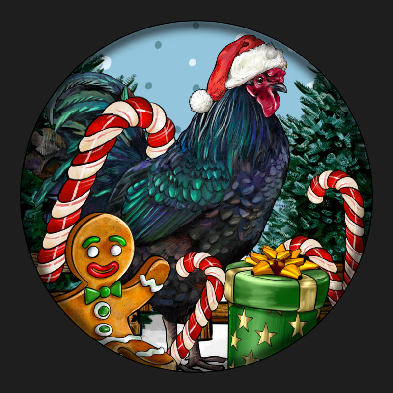 Jersey Giant Rooster Christmas Classic Tee by LillyAllenDesigns | Teevron