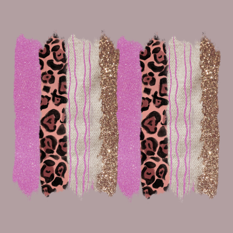 Pink Glitter Leopard Brushstroke Background Vintage Hoodie by RanaPortraitStore | Teevron