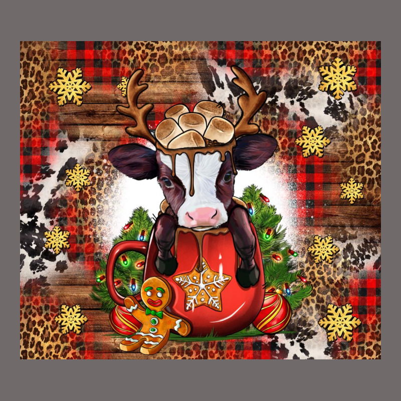 Christmas Baby Cow Hot Cocoa Urban Heavy Tee by Jasminsmagicworld | Teevron