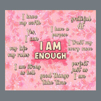 I Am Enough With Glitter Heavyweight Sweatshirt | Teevron