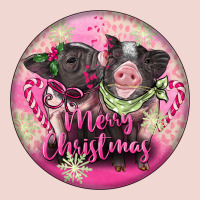 Pink Merry Christmas Pig Premium Sweatshirt | Teevron