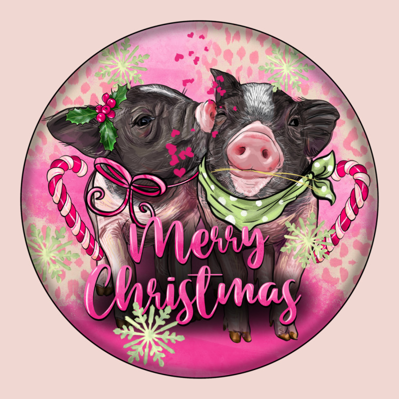 Pink Merry Christmas Pig Premium Sweatshirt by FaDigitalArtStudio | Teevron