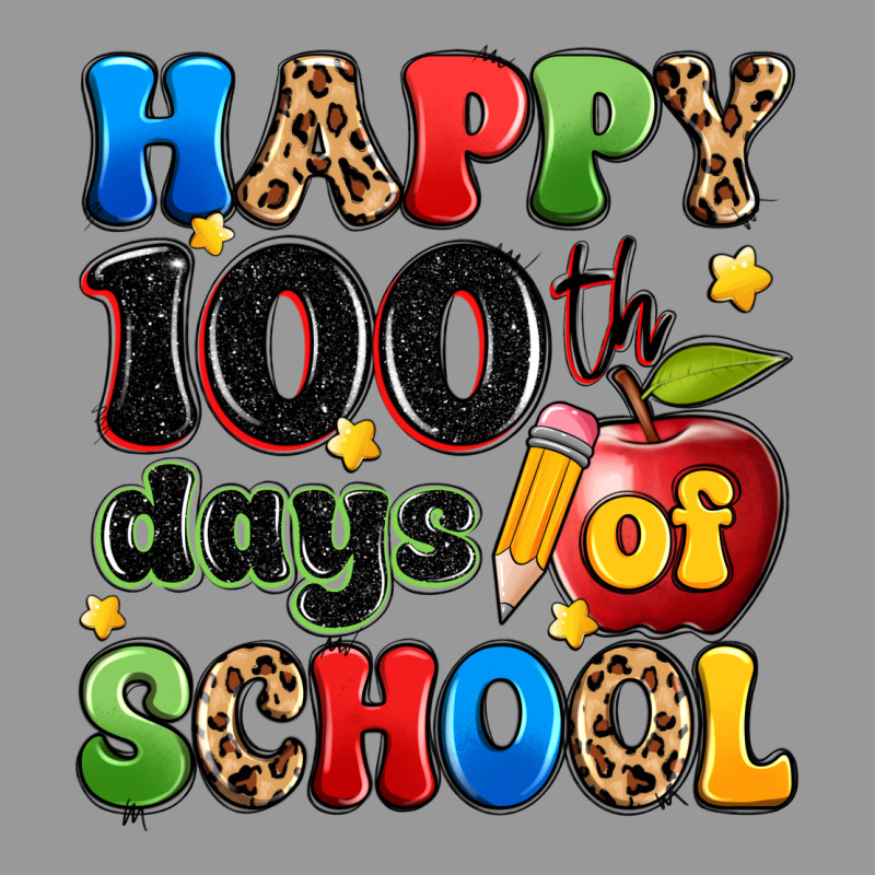 Happy 100 Th Days Of School Vintage Hoodie by Artiststas | Teevron