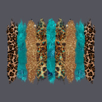Glitter Turqoise Leopard Tooled Leather Background Vintage Hoodie | Teevron