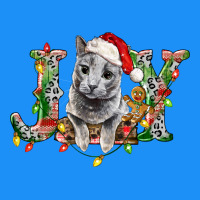 Russian Blue Cat Joy Classic Tee | Teevron