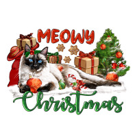 siamese cat meowy christmas | Teevron