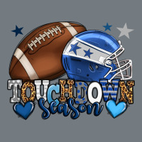 Touchdown Season American Football Blue Team Color Heavyweight Sweatshirt | Teevron