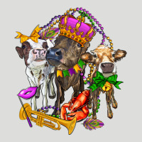Little Cows And Mardi Gras Party Olivia Zipper Hoodie | Teevron