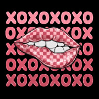 Xoxo Checker Lips Premium Tee | Teevron