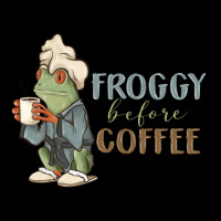 Froggy Before Coffee Ladies Tee | Teevron