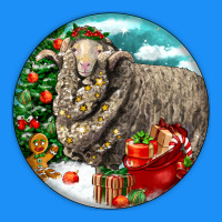 Christmas Merino Wool Sheep Classic Tee | Teevron