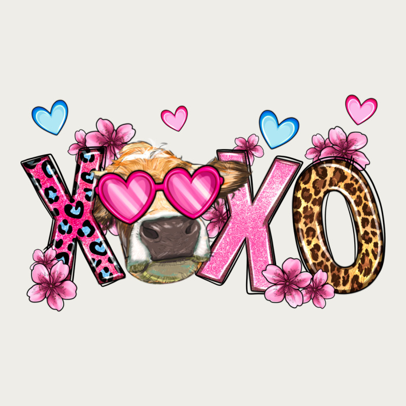 Xoxo Cow Valentine's Day Zipper Hoodie by OliviaCreatesArt | Teevron