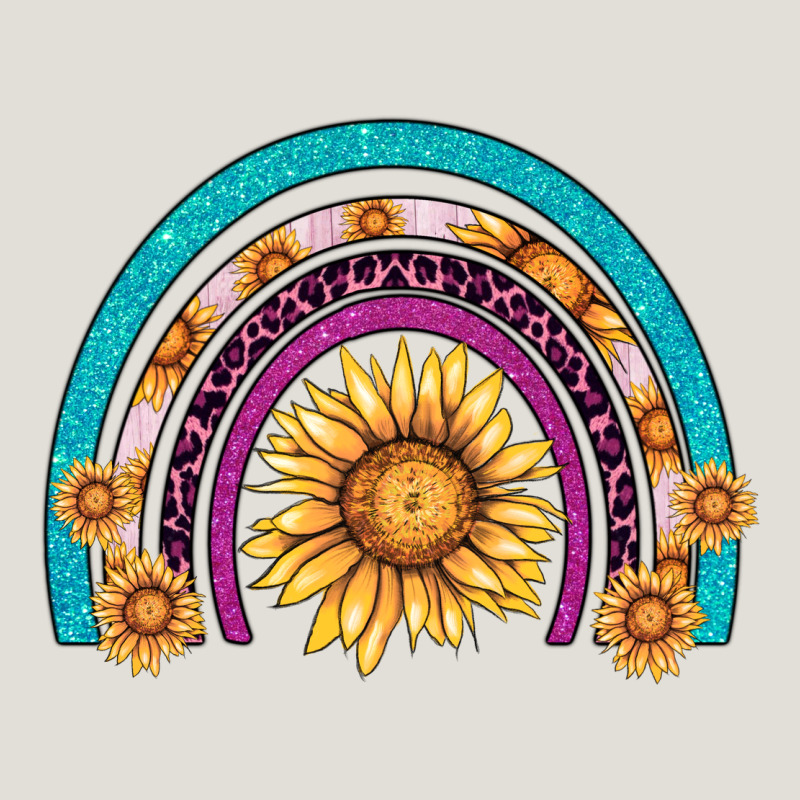 Rainbow Sunflower Heavy Core Tee by AdoDesignShop | Teevron