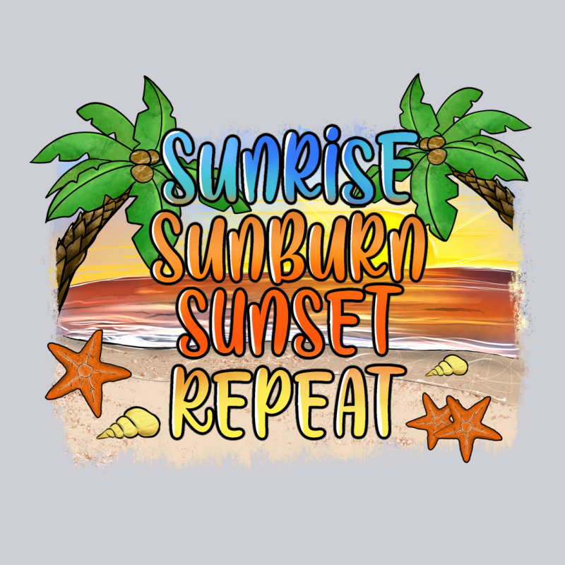 Sunrise Sunburn Sunset Repeat2 Classic Tee by JahusDesignShop | Teevron