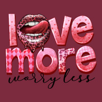 Love More Worry Less Premium Hoodie | Teevron