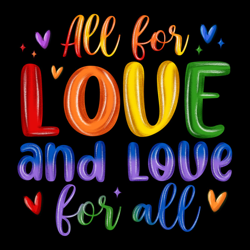 All For Love And Love For All Ladies Tee by MaliasSmallBusiness | Teevron
