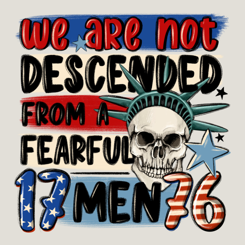We Are Not Descended From A Fearful Me Heavy Core Tee by MaliasSmallBusiness | Teevron