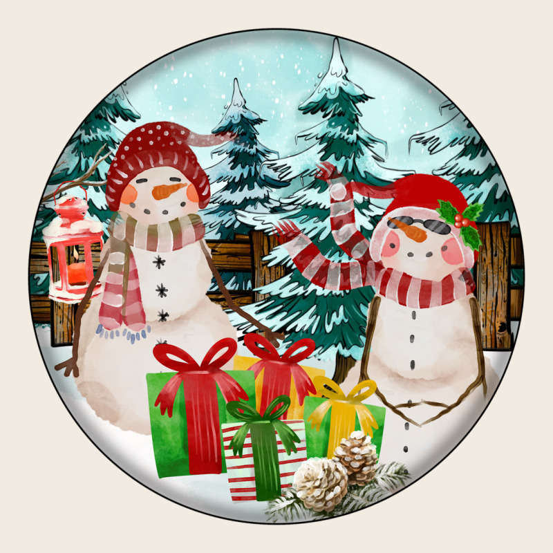 Christmas Snowman Premium Sweatshirt by FaDigitalArtStudio | Teevron