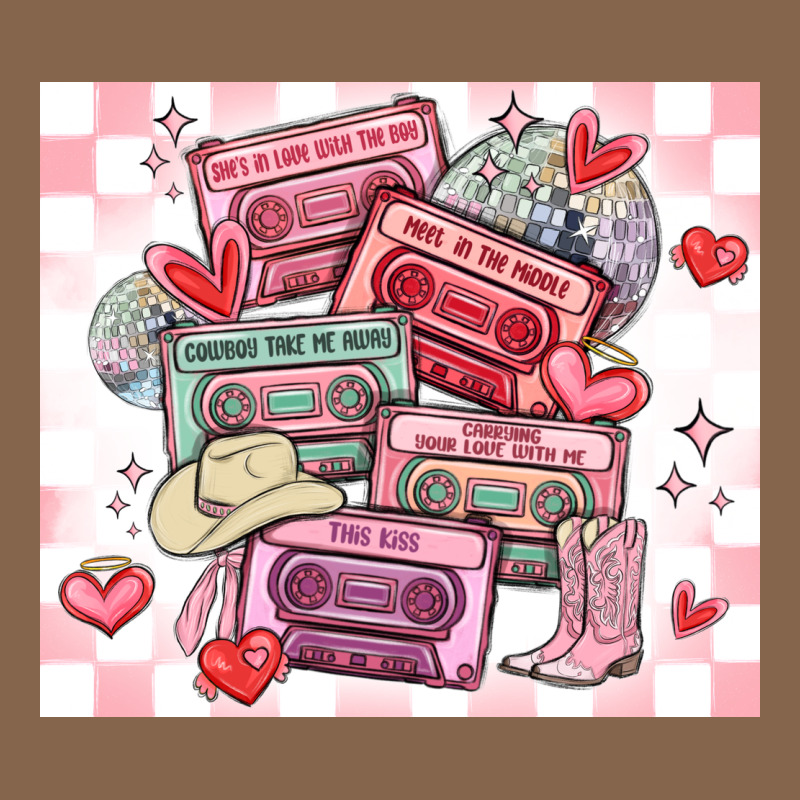 Valentine's Day Cassette Tapes Premium Tee by MaliasSmallBusiness | Teevron