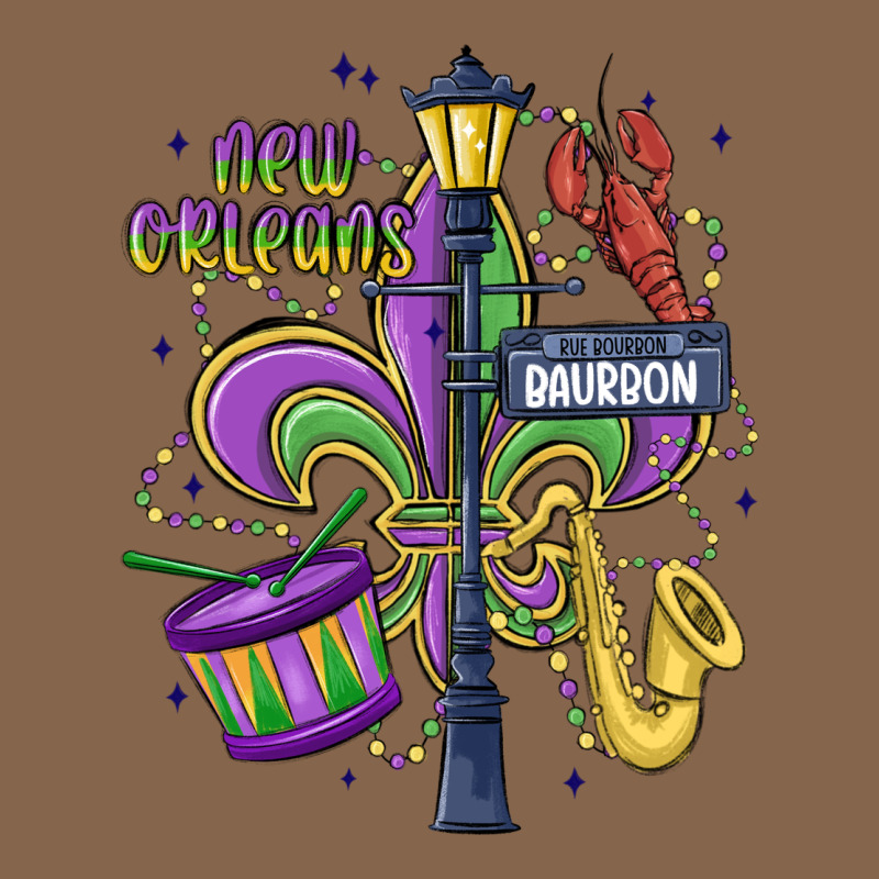 New Orleans Mardi Gras Streets Premium Tee by MaliasSmallBusiness | Teevron