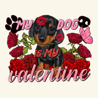 My Dog Is My Valentine's Day Premium Hoodie | Teevron